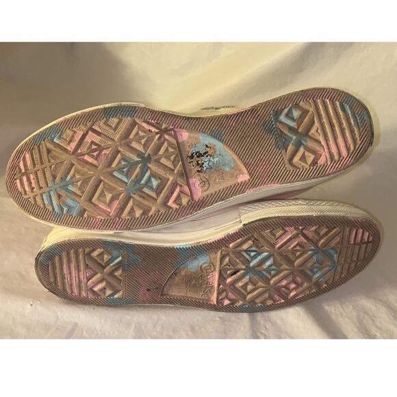 Converse Chuck 70 Hi x Golf Le Fleur Tyler The Creator Pink Chenille Unisex 9/11 - Picture 6 of 16